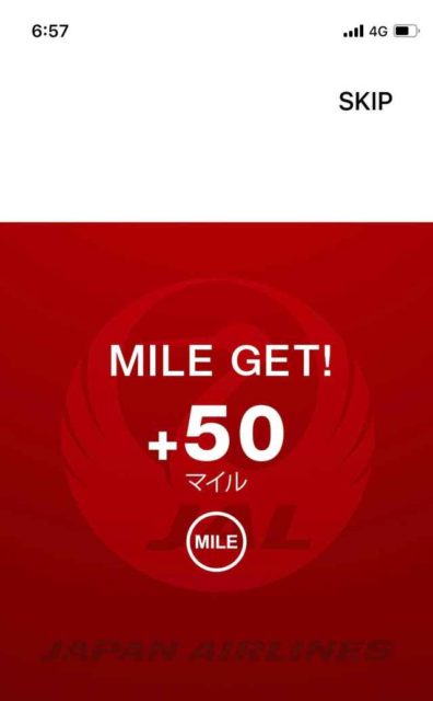 JAL Health and Wellness 50マイルゲット！